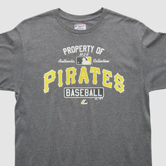 Pittsburgh Pirates Majestic 2000s T-Shirt - Gray - M by Fanatics Real Vintage T-shirts