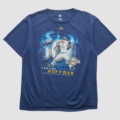 Milwaukee Brewers Majestic 2010 T-Shirt - Blue - M by Fanatics Real Vintage T-shirts