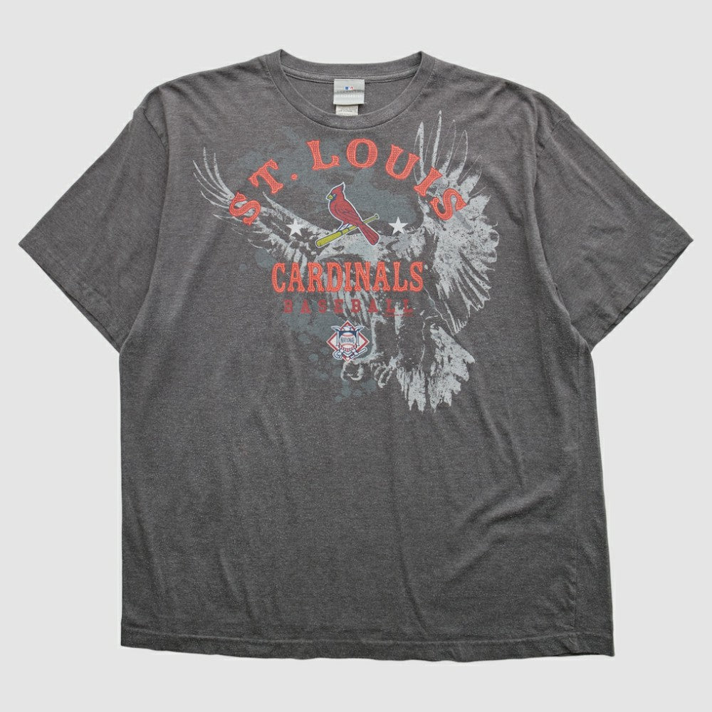 St. Louis Cardinals 2000s T-Shirt - Gray - XL by Fanatics Real Vintage T-shirts