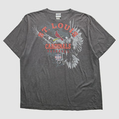 St. Louis Cardinals 2000s T-Shirt - Gray - XL by Fanatics Real Vintage T-shirts