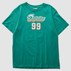 Miami Dolphins 2000s T-Shirt Green Vintage