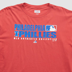 Philadelphia Phillies Majestic 2000s T-Shirt - Red - 2XL by Fanatics Real Vintage T-shirts