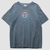 Texas Rangers Majestic 2010 T-Shirt - Gray - S by Fanatics Real Vintage T-shirts