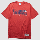St. Louis Cardinals Majestic 2007 T-Shirt - Red - L by Fanatics Real Vintage T-shirts