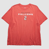 Atlanta Falcons Reebok 2010 T-Shirt Red Vintage