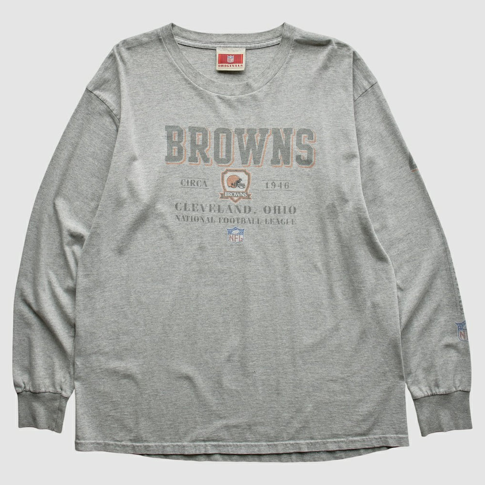 Cleveland Browns NFL Originals 2000s T-Shirt Gray Vintage