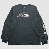 New Orleans Saints 2010s T-Shirt Black Vintage