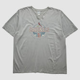 St. Louis Cardinals 2000s T-Shirt - Gray - 2XL by Fanatics Real Vintage T-shirts