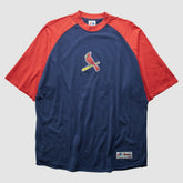 St. Louis Cardinals Majestic 2000s T-Shirt - Navy - 2XL by Fanatics Real Vintage T-shirts
