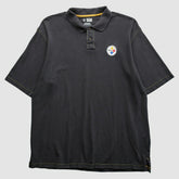 Pittsburgh Steelers 2010s Polo Black Vintage