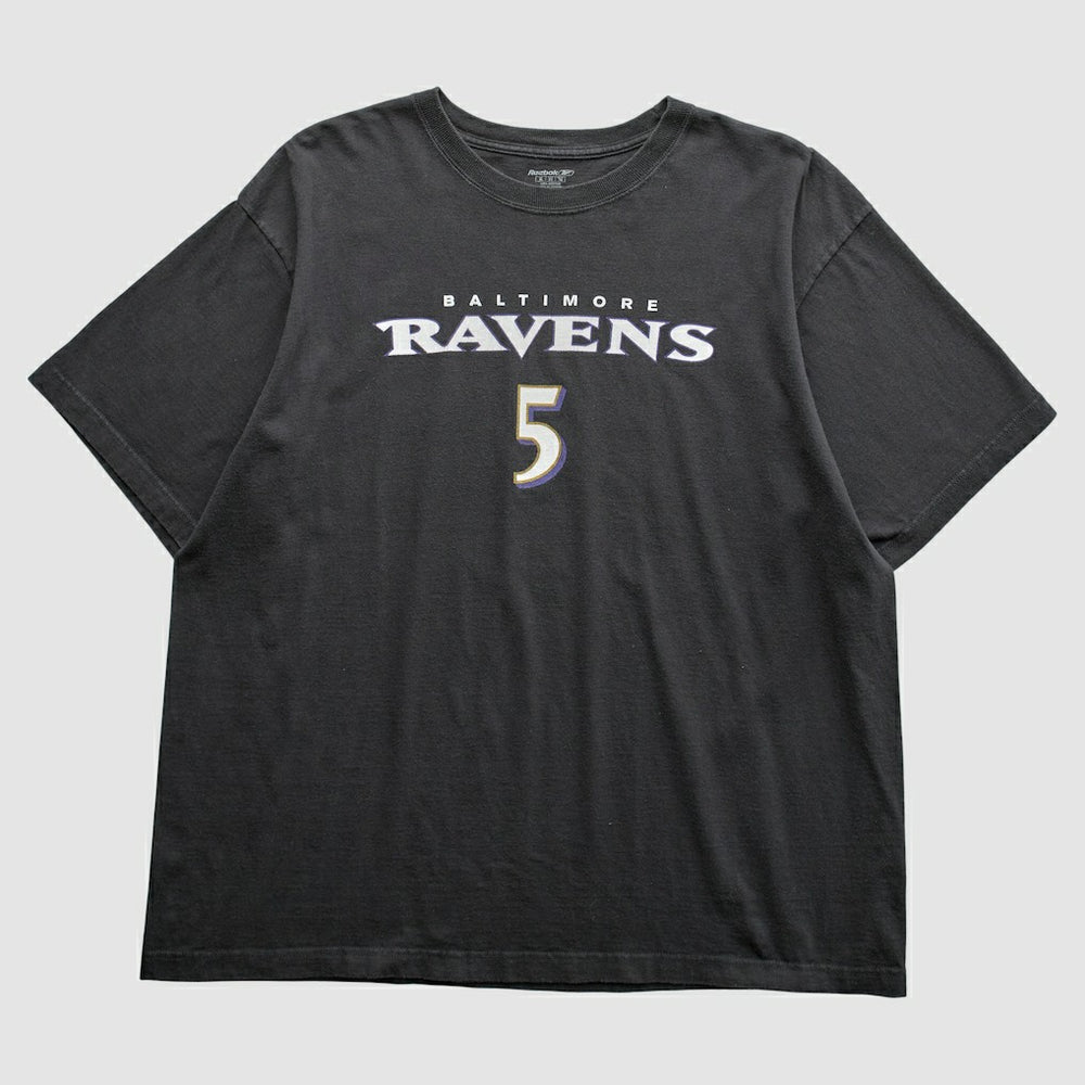 Baltimore Ravens Reebok 2008 T-Shirt Black Vintage