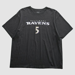 Baltimore Ravens Reebok 2008 T-Shirt Black Vintage