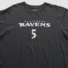 Baltimore Ravens Reebok 2008 T-Shirt Black Vintage