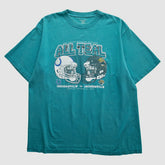 Indianapolis Colts vs. Jacksonville Jaguars Reebok 2007 T-Shirt Teal Vintage