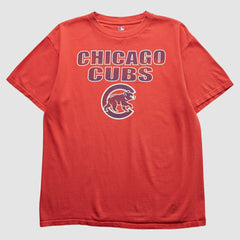 Chicago Cubs 2000s T-Shirt - Red - S by Fanatics Real Vintage T-shirts