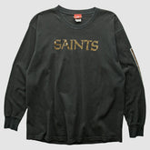 New Orleans Saints NFL 2000s T-Shirt Black Vintage