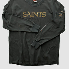 New Orleans Saints NFL 2000s T-Shirt Black Vintage