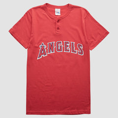 Los Angeles Angels Majestic 90s T-Shirt - Red - S by Fanatics Real Vintage T-shirts