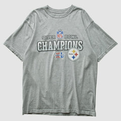 Pittsburgh Steelers 2005 T-Shirt Gray Vintage