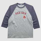 Boston Red Sox Lee Apparel 2000s T-Shirt - Gray - S by Fanatics Real Vintage T-shirts