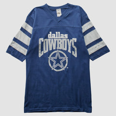 Dallas Cowboys Logo 7 80s T-Shirt Blue Vintage