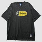 Pittsburgh Steelers Reebok 2000s T-Shirt Black Vintage