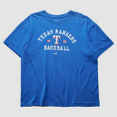 Texas Rangers Nike 2000s T-Shirt - Blue - XL by Fanatics Real Vintage T-shirts