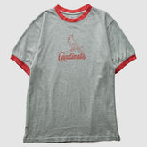 St. Louis Cardinals Genuine Merchandise 2008 T-Shirt - Heather Gray - S by Fanatics Real Vintage T-shirts