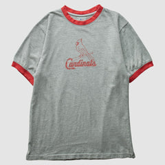 St. Louis Cardinals Genuine Merchandise 2008 T-Shirt - Heather Gray - S by Fanatics Real Vintage T-shirts