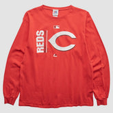 Cincinnati Reds Majestic 2000s T-Shirt - Red - S by Fanatics Real Vintage T-shirts
