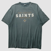 New Orleans Saints 2000s T-Shirt Gray Vintage