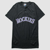 Colorado Rockies Majestic 2000s T-Shirt - Black - S by Fanatics Real Vintage T-shirts