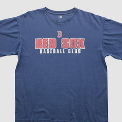Boston Red Sox 2000s T-Shirt - Blue - XL by Fanatics Real Vintage T-shirts