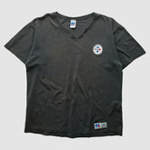 Pittsburgh Steelers Russell 90s T-Shirt Black Vintage