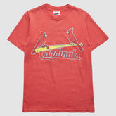 St. Louis Cardinals Majestic 2000s T-Shirt - Red - XXS by Fanatics Real Vintage T-shirts