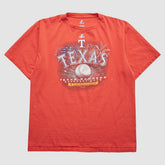 Texas Rangers Majestic 2011 T-Shirt - Red - M by Fanatics Real Vintage T-shirts