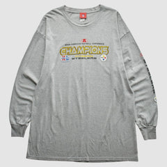 Pittsburgh Steelers NFL 2005 T-Shirt Gray Vintage