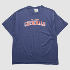 St. Louis Cardinals Adidas 2000s T-Shirt - Navy - L by Fanatics Real Vintage T-shirts