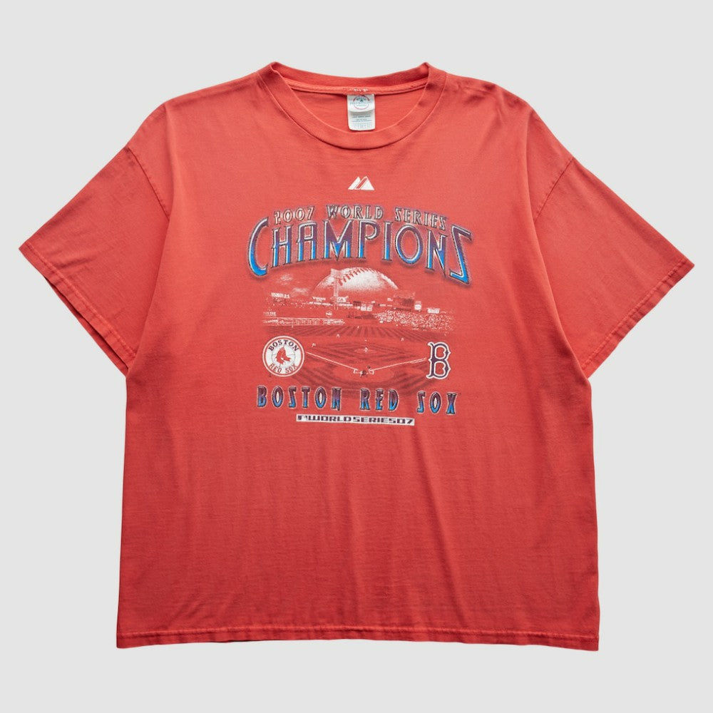 Boston Red Sox 2007 T-Shirt - Red - L by Fanatics Real Vintage T-shirts