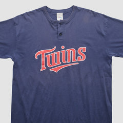 Minnesota Twins Majestic 2000s T-Shirt - Navy - XL by Fanatics Real Vintage T-shirts