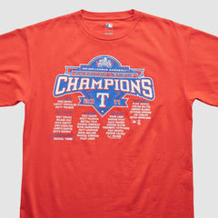 Texas Rangers 2011 T-Shirt - Red - M by Fanatics Real Vintage T-shirts