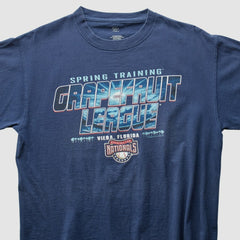 Washington Nationals 2000s T-Shirt - Navy - M by Fanatics Real Vintage T-shirts