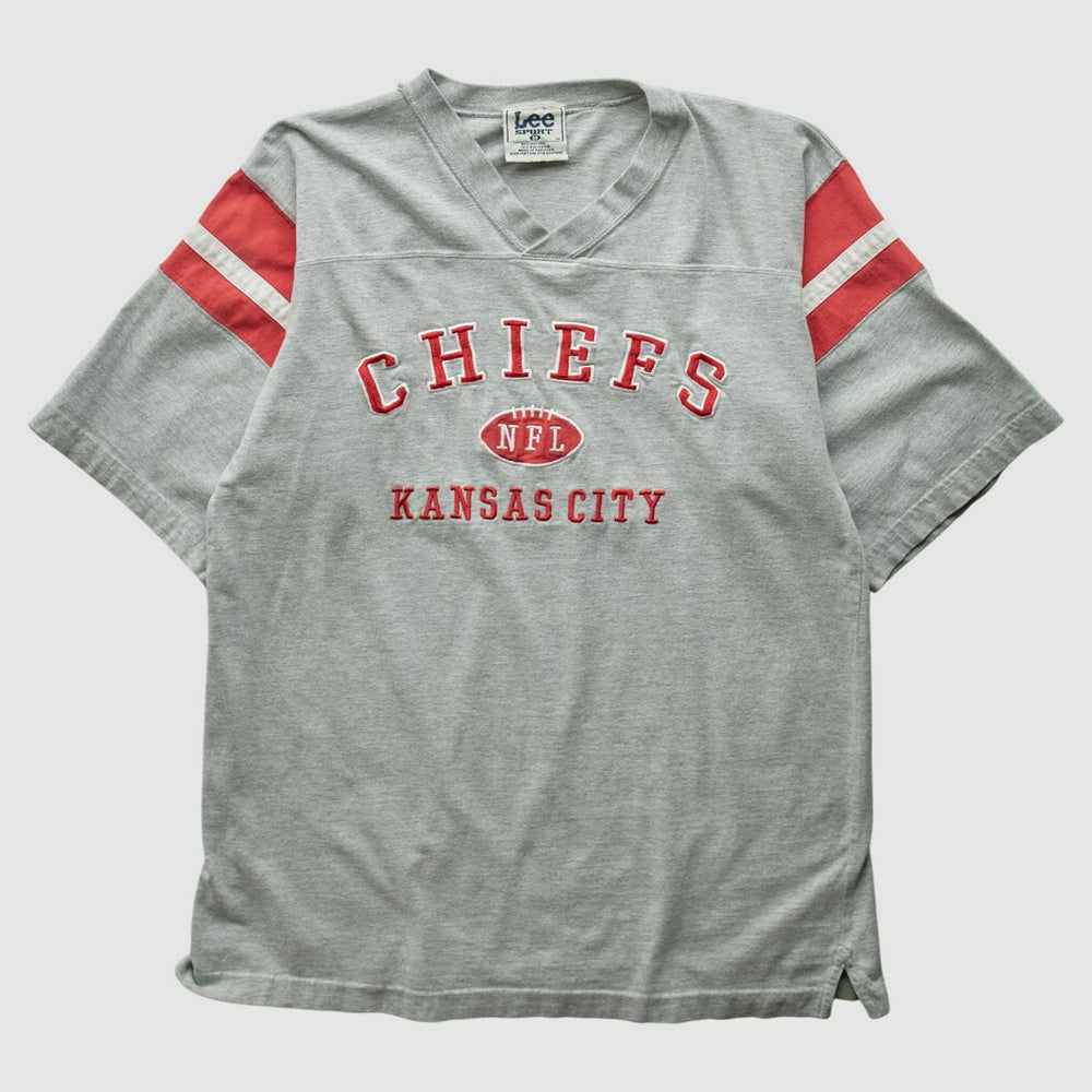 Kansas City Chiefs Lee Apparel 2000s T-Shirt Gray Vintage