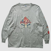Boston Red Sox Lee Apparel 2004 Long Sleeve T-Shirt - Gray - 2XL by Fanatics Real Vintage T-shirts