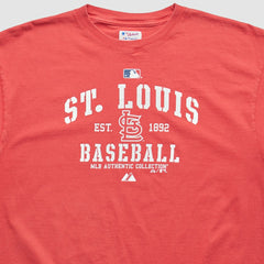 St. Louis Cardinals Majestic 2011 T-Shirt - Red - L by Fanatics Real Vintage T-shirts