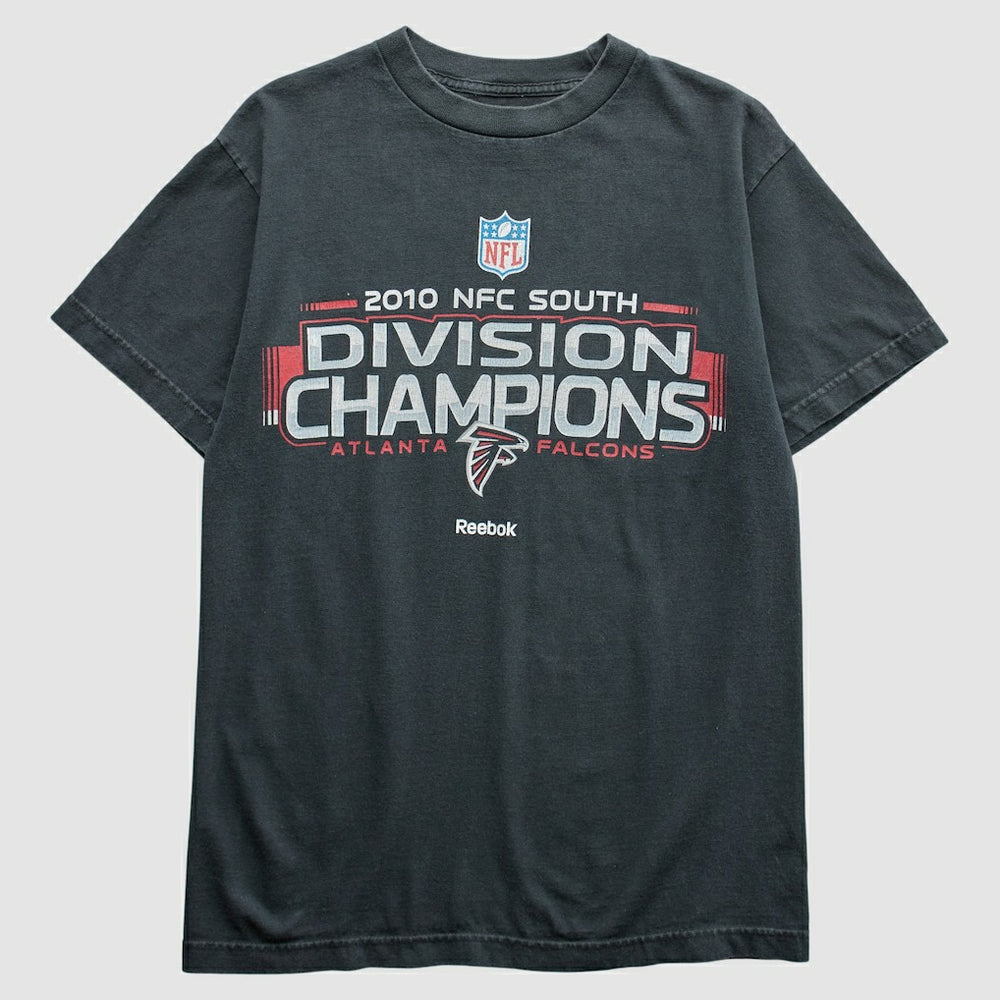 Atlanta Falcons Reebok 2010 T-Shirt Black Vintage