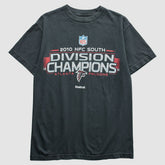 Atlanta Falcons Reebok 2010 T-Shirt Black Vintage