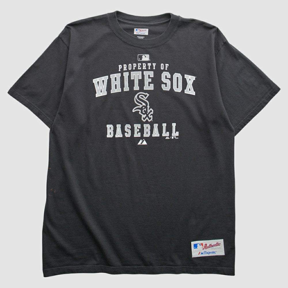 Chicago White Sox Majestic 2009 T-Shirt - Black - L by Fanatics Real Vintage T-shirts