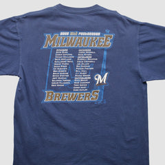 Milwaukee Brewers 2008 T-Shirt - Navy - XL by Fanatics Real Vintage T-shirts