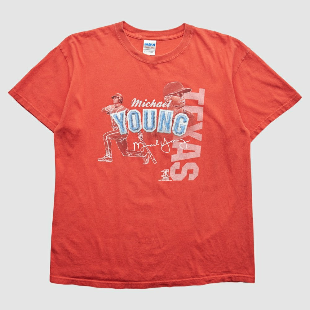 Texas Rangers 2011 T-Shirt - Orange - M by Fanatics Real Vintage T-shirts